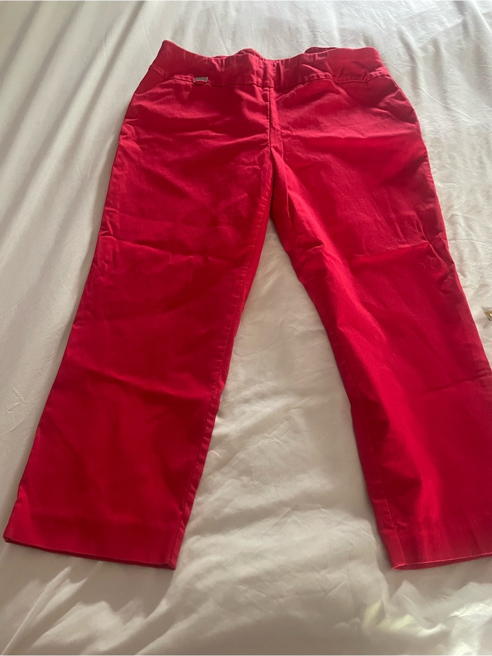 Bright Red Women's Capris